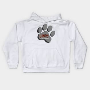 University of Indianapolis Greyhounds Paw Print Kids Hoodie